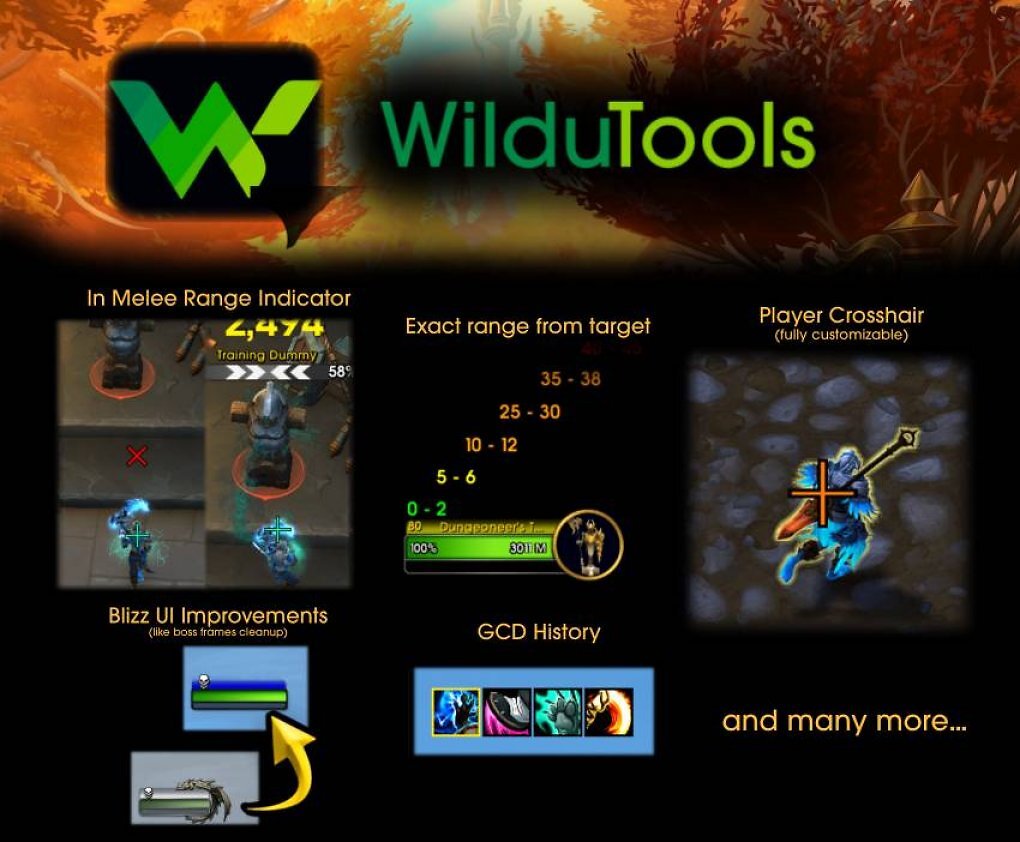 Das ist nur ein kleiner Einblick in die Funktionen von WilduTools.