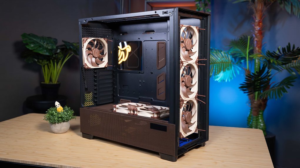 Noctua und Antec geben die optimale Lüfterkonstellation vor.