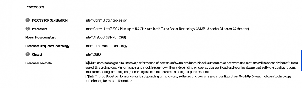 Die von HP geleakten Eckdaten sprechen für eine 8 + 16‑Konfiguration beim Intel Core Ultra 270K Plus.