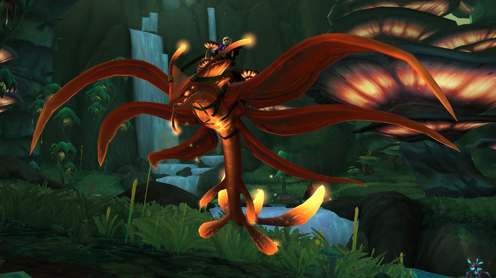 <a href='www.wowhead.com/de/item=252017/r%C3%B6tlicher-sporengleiter'><strong>Rötlicher Sporengleiter</strong></a> ist für Redakteur Matze direkt ein Reittier geworden, das er konstant benutzen will - auch damit sich der Aufwand gelohnt hat.