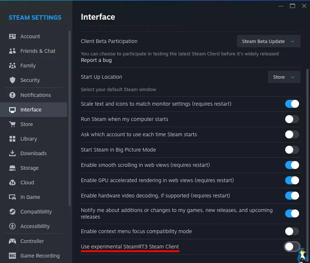 Steam Beta