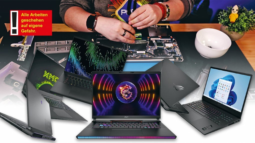 Reparatur von Notebooks im Selbstversuch: Was geht, was nicht?