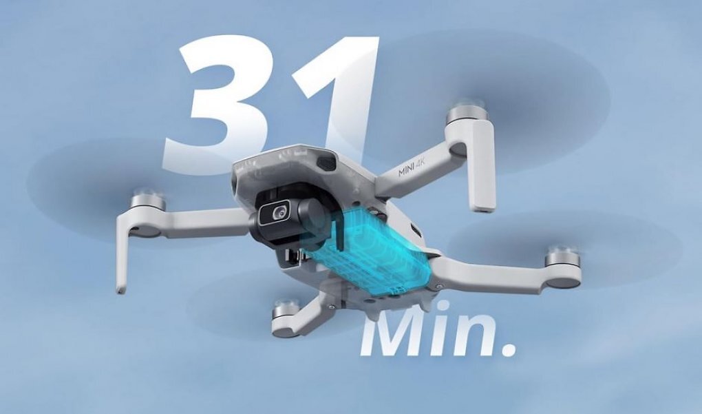 Akku Flugzeit DJI Video Drohne