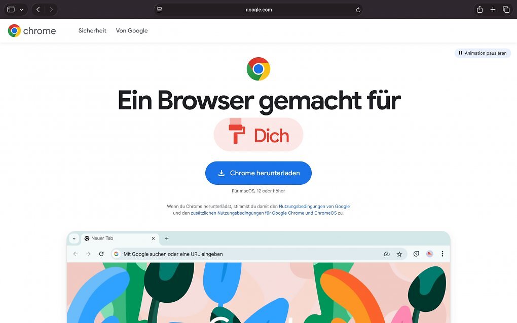 Achtung: Der grüne Button links oben schickt einen direkt in den Vollbildmodus. Das kam unerwartet!