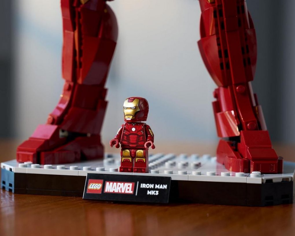 Lego Iron Man Minifigur Mark 3