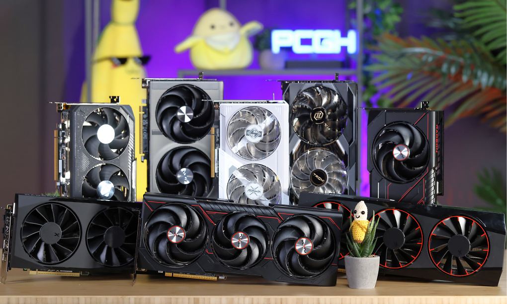 Custom-Designs der Radeon RX 9070 XT und Radeon RX 9070.