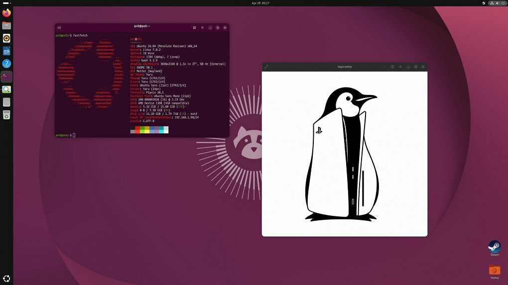 Ubuntu 26.04 LTS auf der PS5