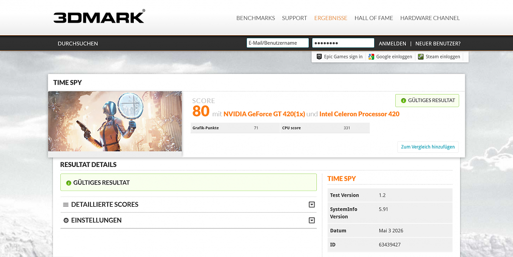 3DMark Time Spy
