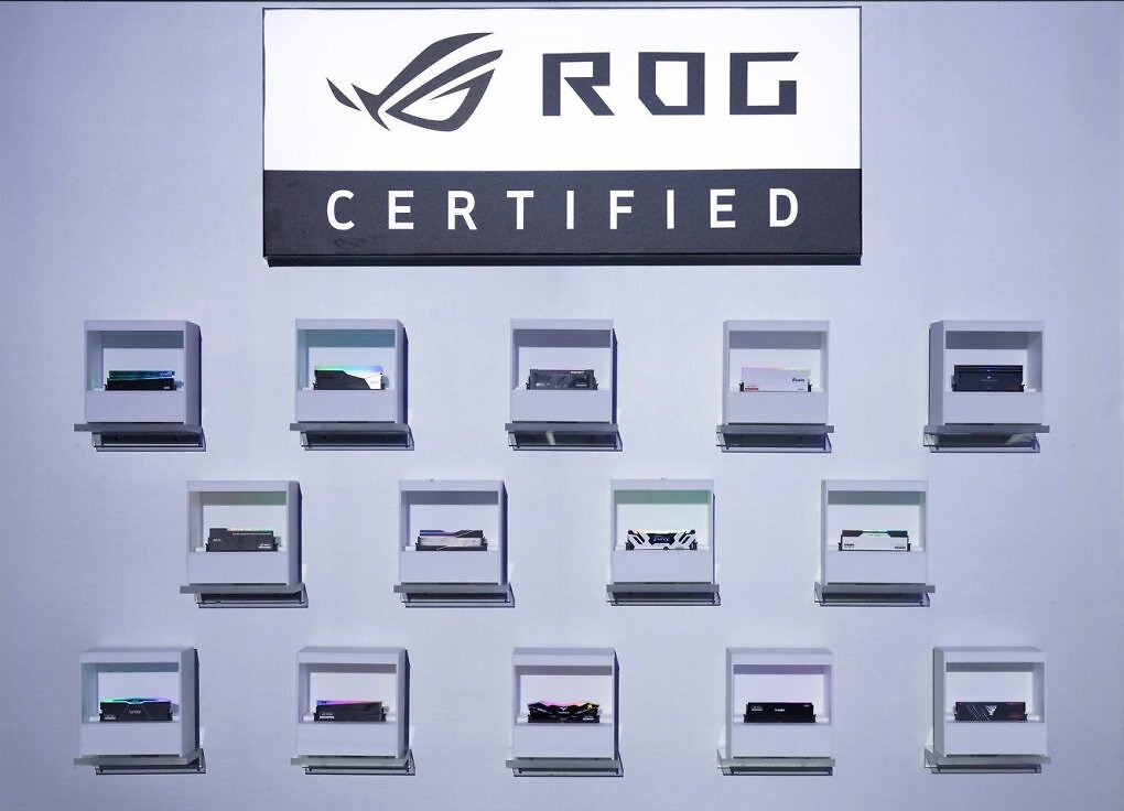 Insgesamt 17 DDR5-Speicherkits sind jetzt Asus ROG Certified