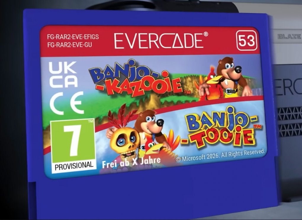 Banjo Cartridge Evercade