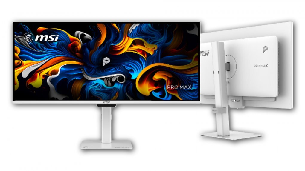 Zwei der neuen MSI-Monitore setzen auf QD-OLED fürs Büro.