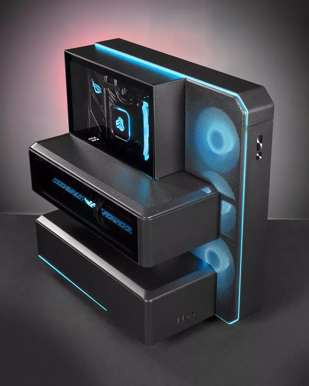 Phanteks EX5 Plus: Mehrkammer-Gehäuse als Gegenentwurf zu aktuellen RGB-Aquarien.