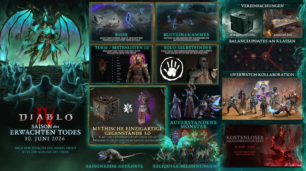 Alle Änderungen zur Season 14 von Diablo 4 auf einen Blick.