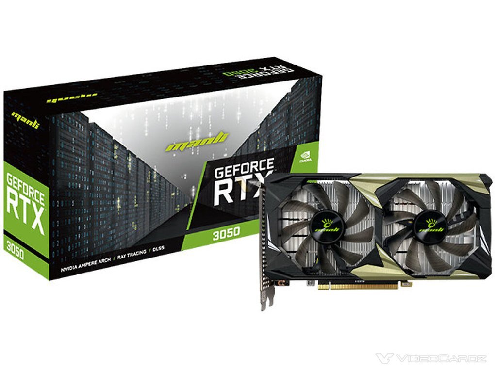 Manli Geforce RTX 3050 6GB Nebula Twin