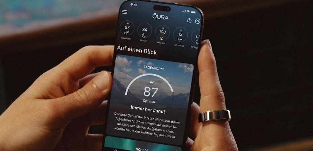 Oura Ring App Gesundheit Daten Auswertung