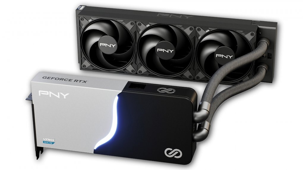 PNY wagt den Sprung ins kalte Nass und bringt in Kooperation mit Lynk+ eine erste RTX 5090 mit Wasserblock.