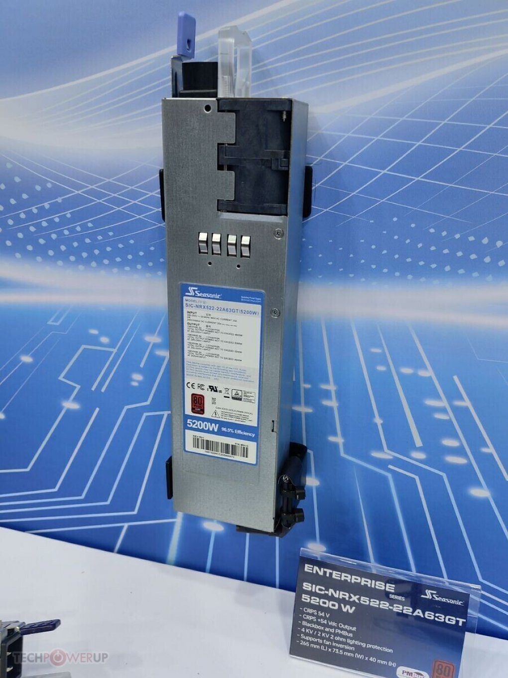 Seasonic: Neues 5.200-Watt-Netzteil gesichtet