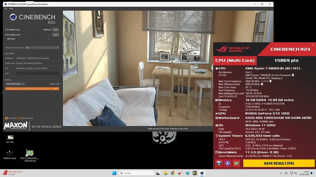 Wird der 5800X3D nochmal schneller? PCGHX-Nutzer taktet ihn auf 5.116 MHz (1)