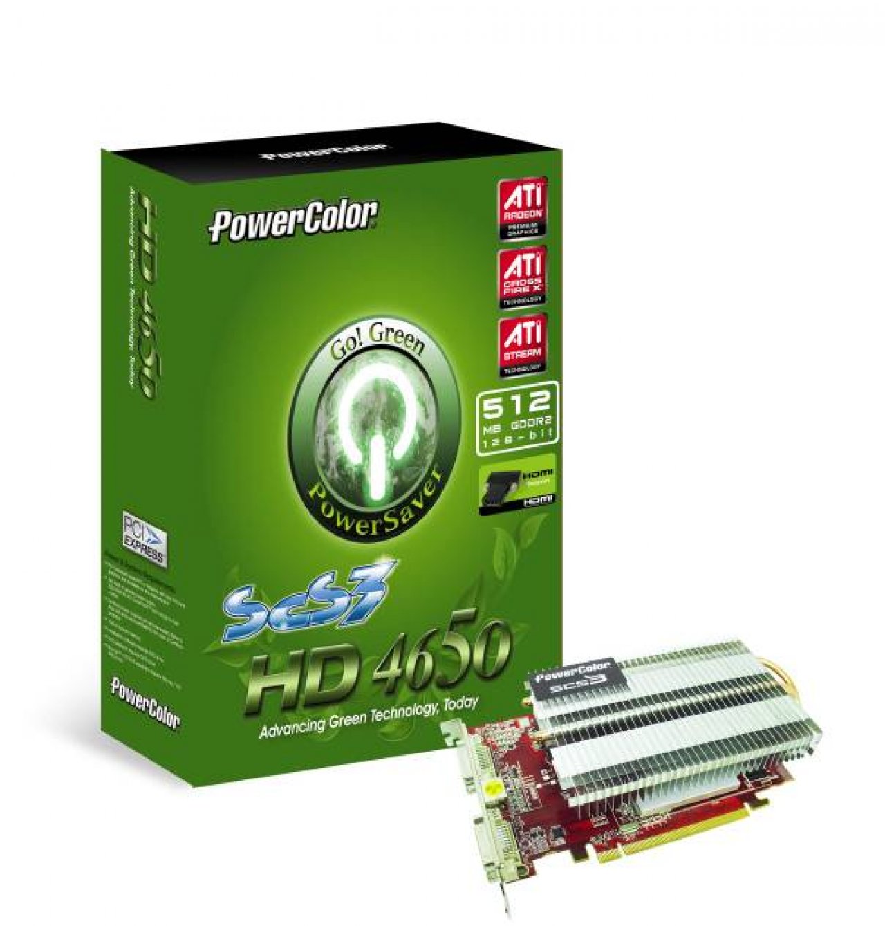 TUL Powercolor Go! Green SCS3 HD 4650 HDMI