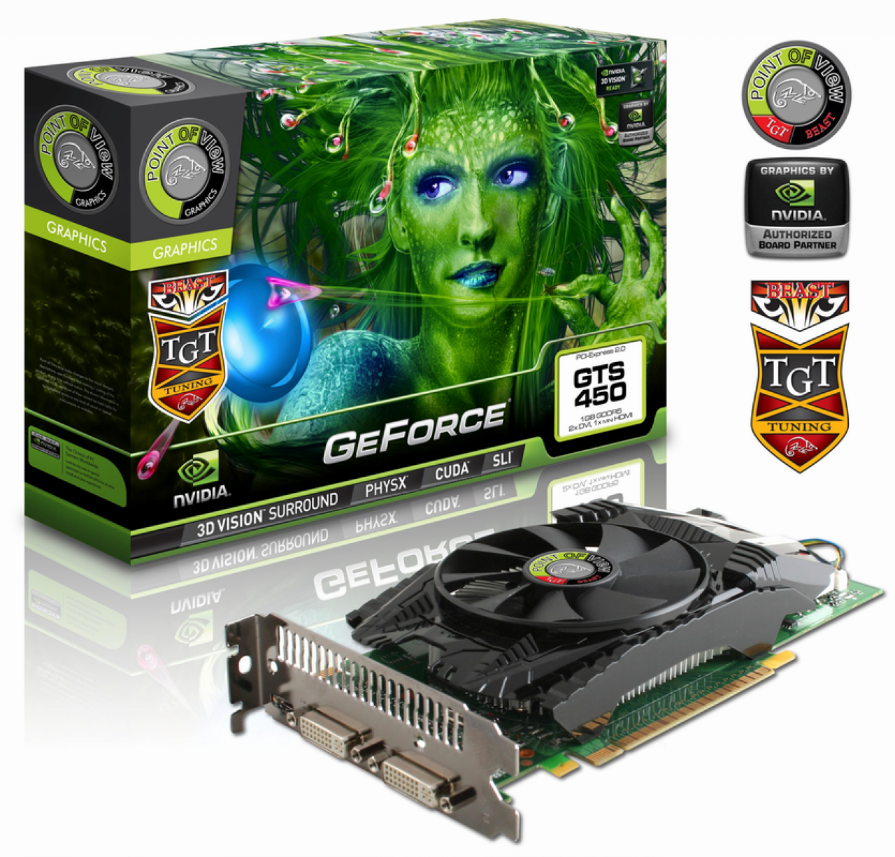Point of View kündigt die Geforce GTS 450 Beast an.