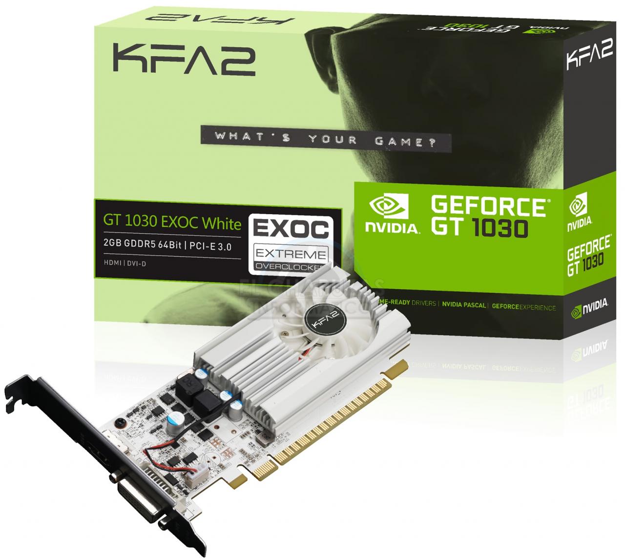 KFA2 GT 1030 EXOC: Bild und Spezifikationen geleakt