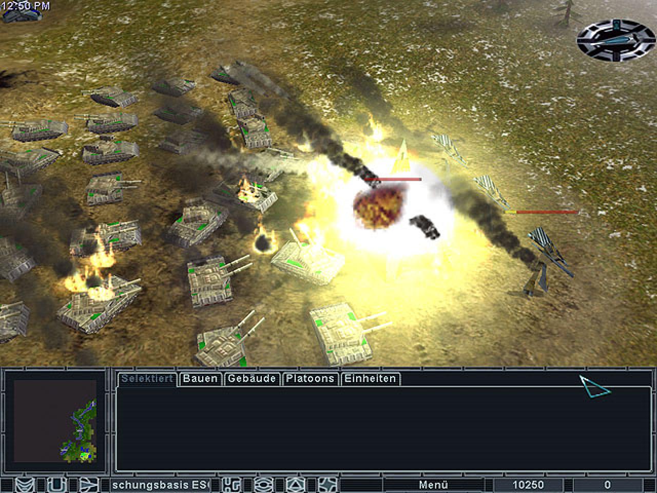 [26/11/2001] 2000 - Earth 2150: Der große und gut bewertete C&C-Konkurrent Earth 2150 setzt ebenfalls auf OpenGL als Renderpfad. Mit Erfolg, denn es ist deutlich hübscher als Westwoods Geplänkel.