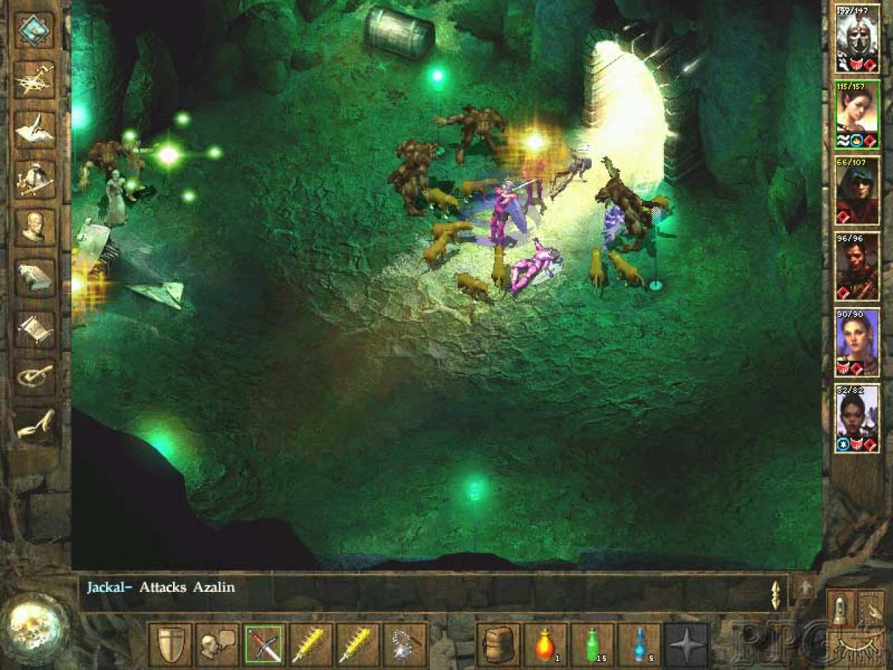 [26/11/2001] Icewind Dale (1+2): Eine ganze sechsköpfige Heldengruppe nach (A)D&D-Regeln zu erstellen und durch das Spiel zu führen, ist einmalig. Erstklassig sind die taktischen und anspruchsvollen rundenbasierten Kämpfe und die düstere Atmosphäre in der eisigen Spielwelt. (Stephan Wilke)