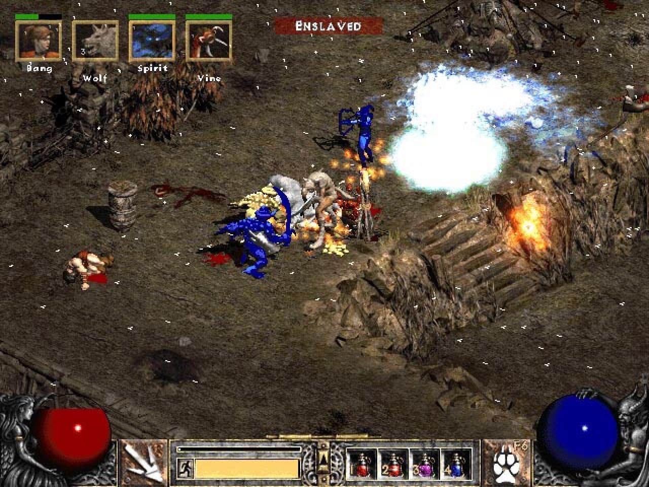 [26/11/2001] Auch für Diablo 2 stand Glide bereit.