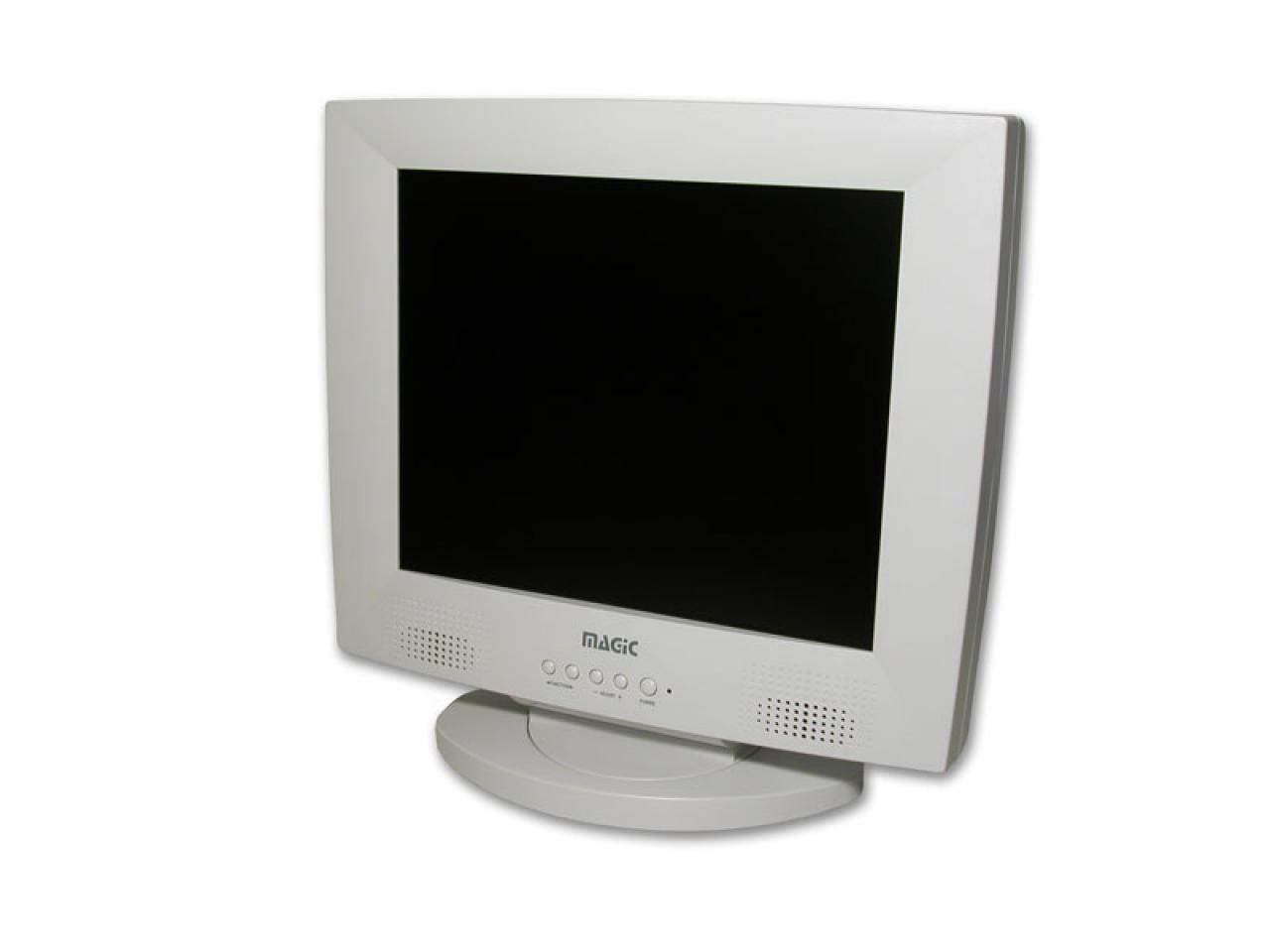 [17/06/2002] Magic LCD 174 AFT: In dem riesigen Gehäuse des Displays steckt tatsächlich nur ein 17-Zoll-Panel.
