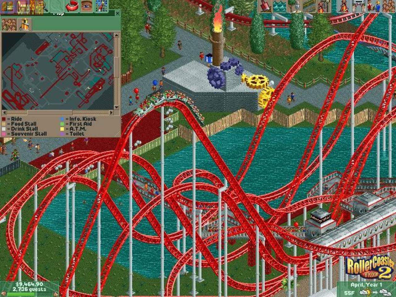 [05/06/2002] Rollercoaster Tycoon, letzter Teil aus dem Jahr 2003.