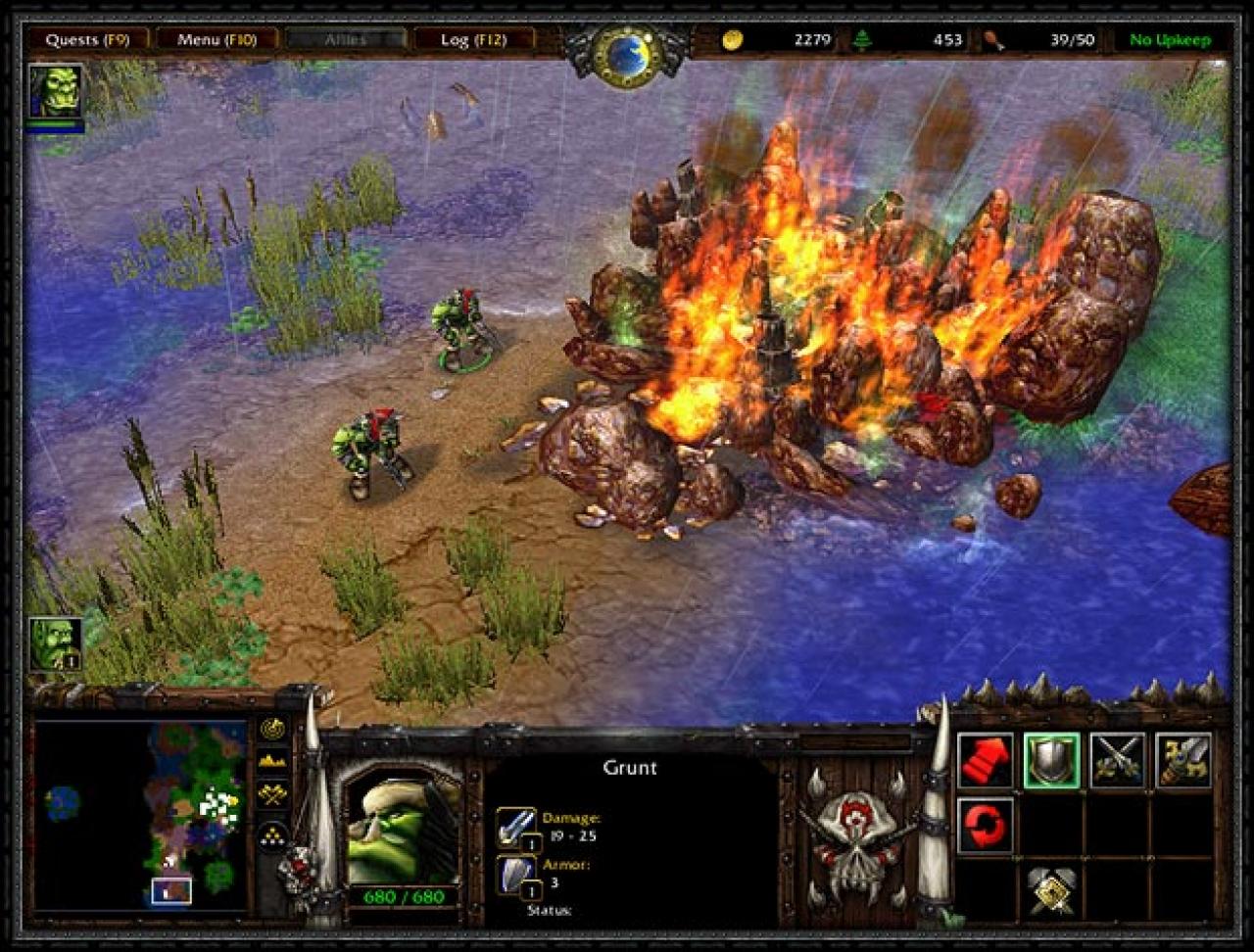 [03/12/2002] Neu ist auch, dass sich die vier Konfliktrassen nun deutlich unterschiedlich spielen. Hier hat man Gutes aus Starcraft übernommen. Der Singleplayer ist in fünf Kapitel geliedert, ein Tutorial und jeweils ein Feldzug pro Rasse.