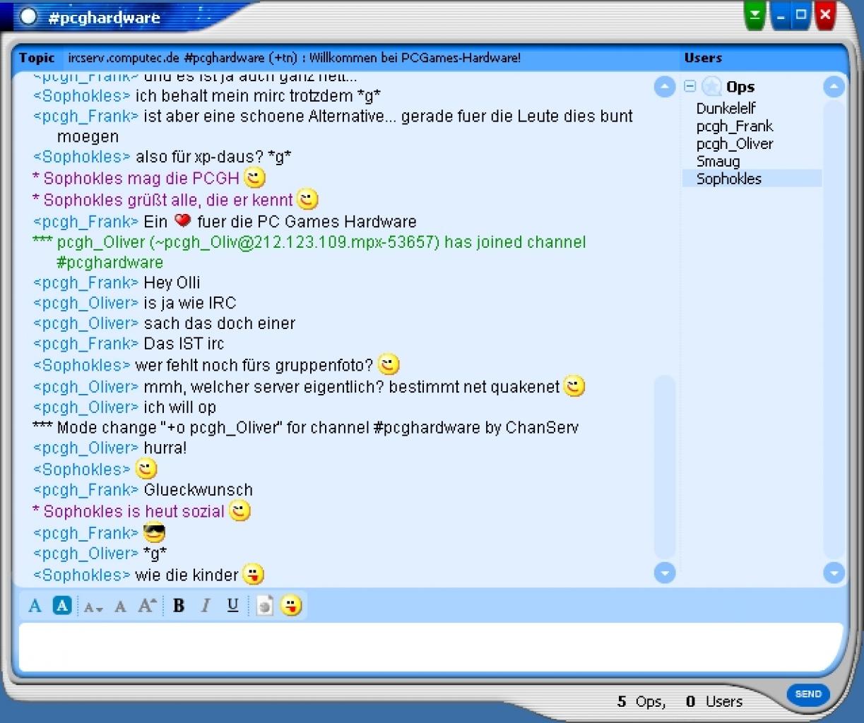 [29/01/2003] Willkommen im Chat der PC Games Hardware!