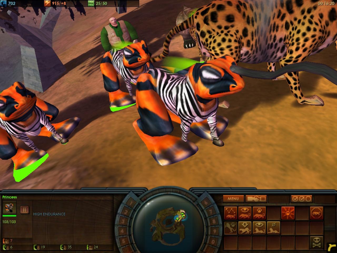 [10/03/2003] Impossible Creatures (PC) aus dem Jahr 2002. Thema Genmanipulation, mäßig umgesetzt. Man muss Microsoft Mut zugestehen, ein solches Thema anzufassen, doch die Umsetzung war nicht mit einem Löwenherz versehen.