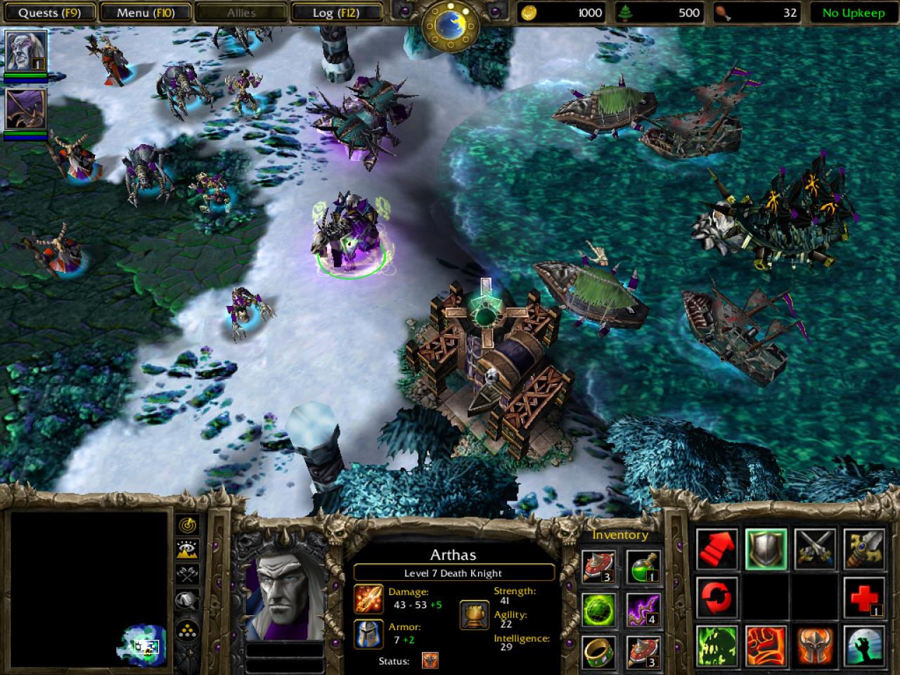 [25/06/2003] Mit Warcraft III: Reign of Chaos bedient man 2002 die wartende Fangemeinde des Echtzeitstratiegiespiels und wieder wird der Titel ein Hit. Blizzard kommt mit zwei neuen Rassen (Untote und Nachtelfen) und eine Fokussierung auf den Helden, der ein rollenspielähnliches Element einbringt. 