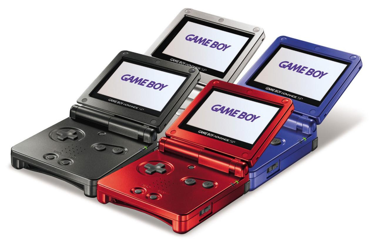 Gameboy Advance SP, 2003.