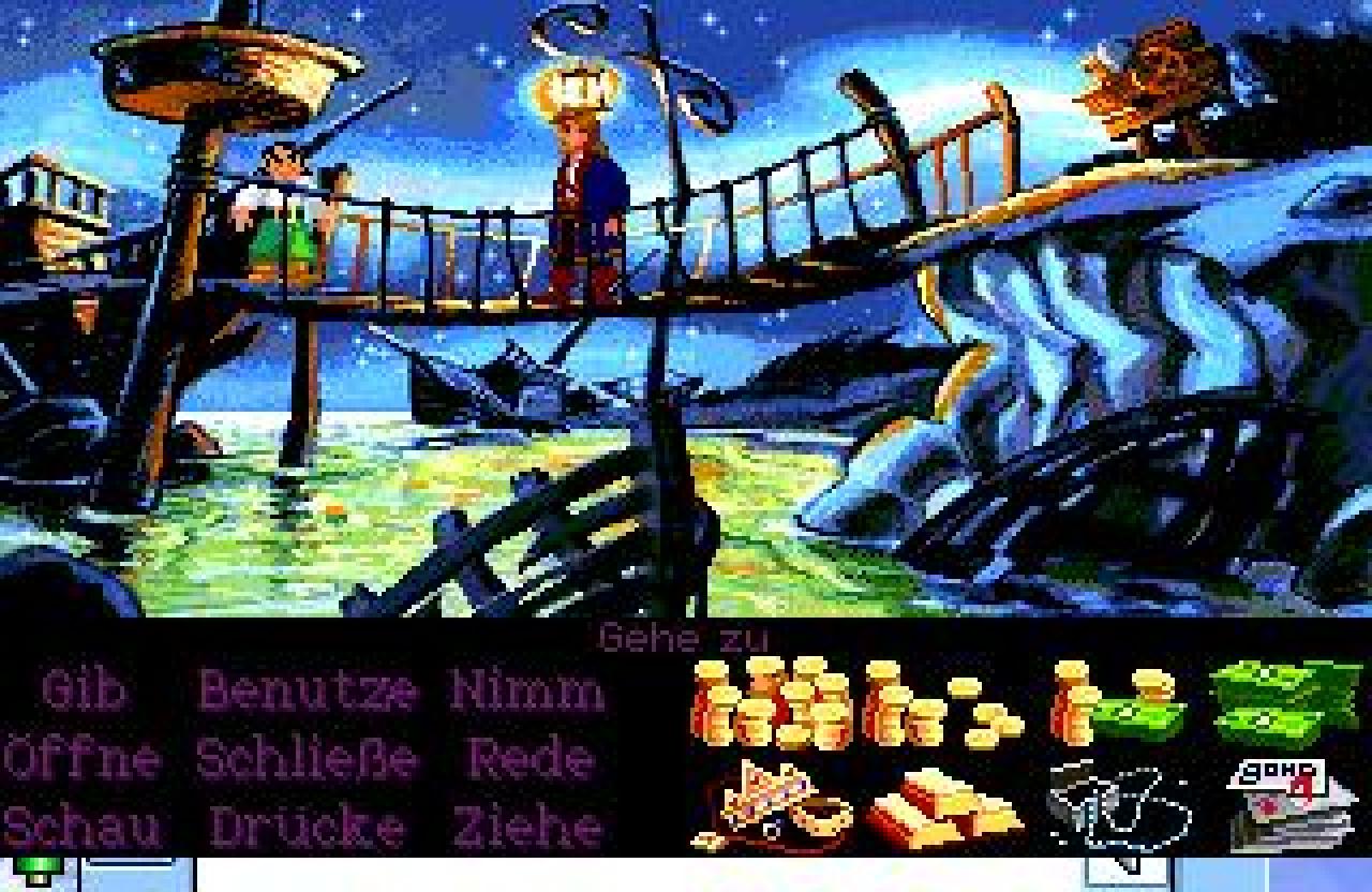 [19/09/2003] Klassiker wie Monkey Island 2 sehen dank speziellem Emulator auf dem P800 wirklich gut aus.
