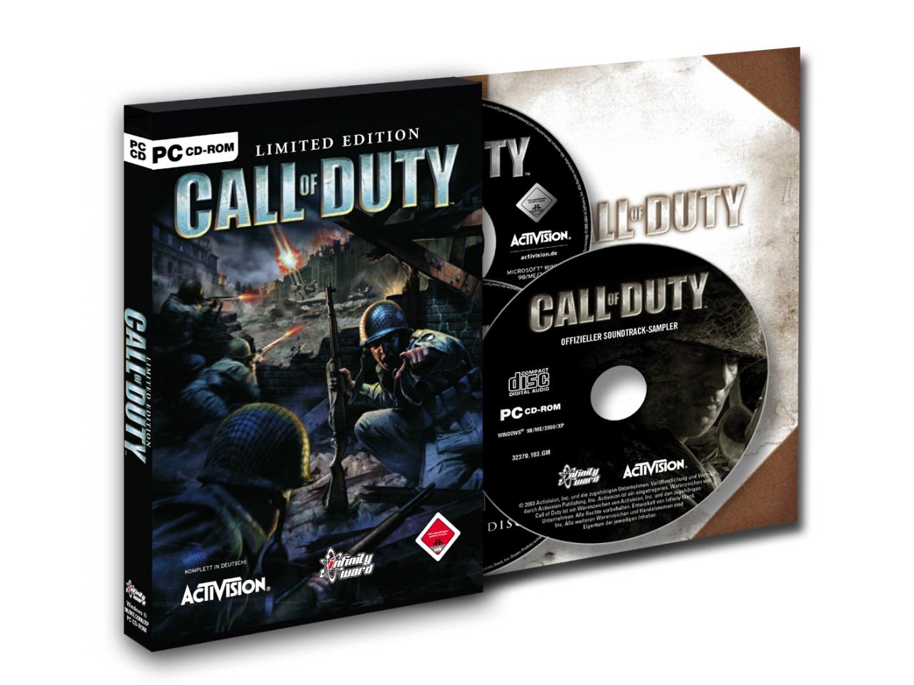 [21/10/2003] Installer nur auf CD 1: Call of Duty verlangt nach der zweiten CD wieder nach der ersten - für einen Mini-Lesezugriff.