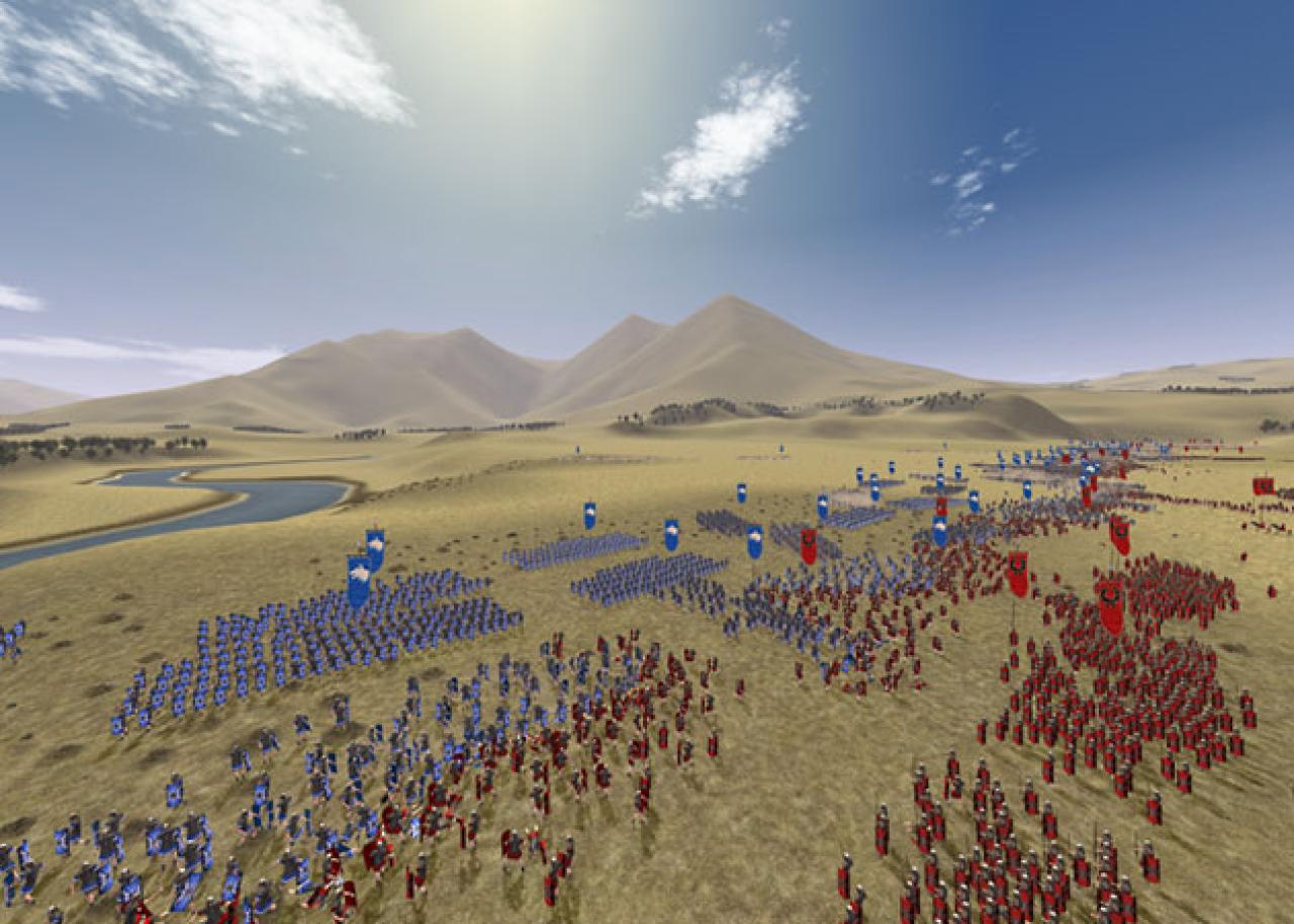 [22/07/2004] Rome: Total War, Creative Assembly/Activision, 2004: Rome: Total War ist ein klassisches Beispiel für Macro-Management. Hier werden ganze Truppenverbände befehligt. Außerdem zeigt das Spiel eine hervorragende Mischung aus Echtzeit- und rundenbasierter Strategie.