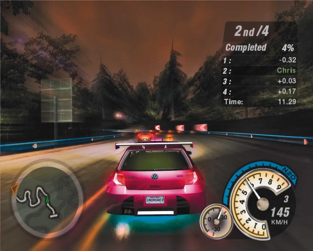 [22/12/2004] NFS Underground, letzter Teil aus dem Jahr 2004.