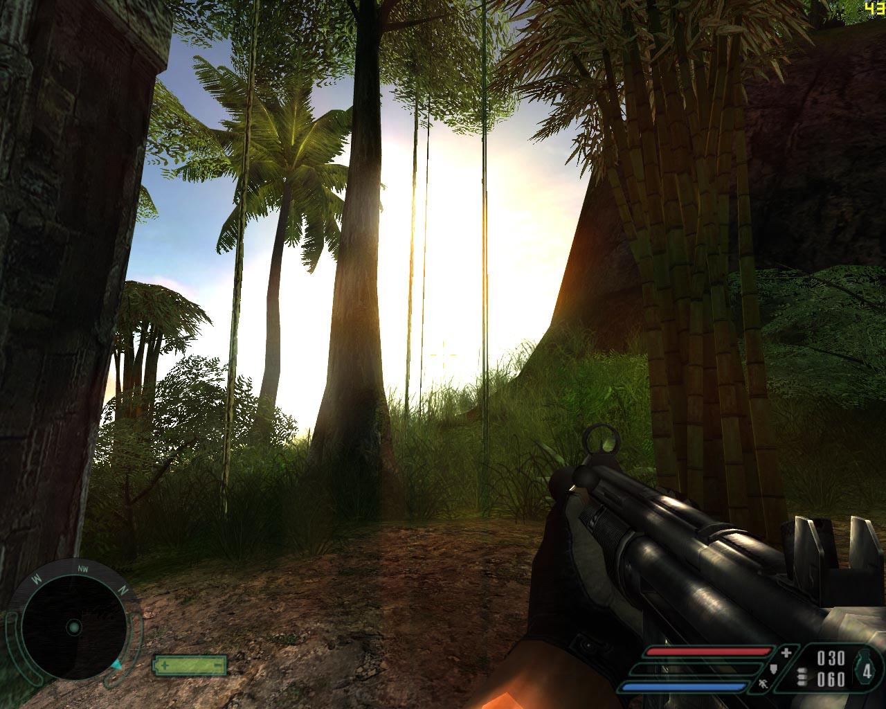 [13/12/2005] PLATZ 16: Far Cry (dt.), 2004, Crytek: Grafisch herausragend und sauber verarbeitet. Das sind die Prädikate des Spiels Made in Germany. 