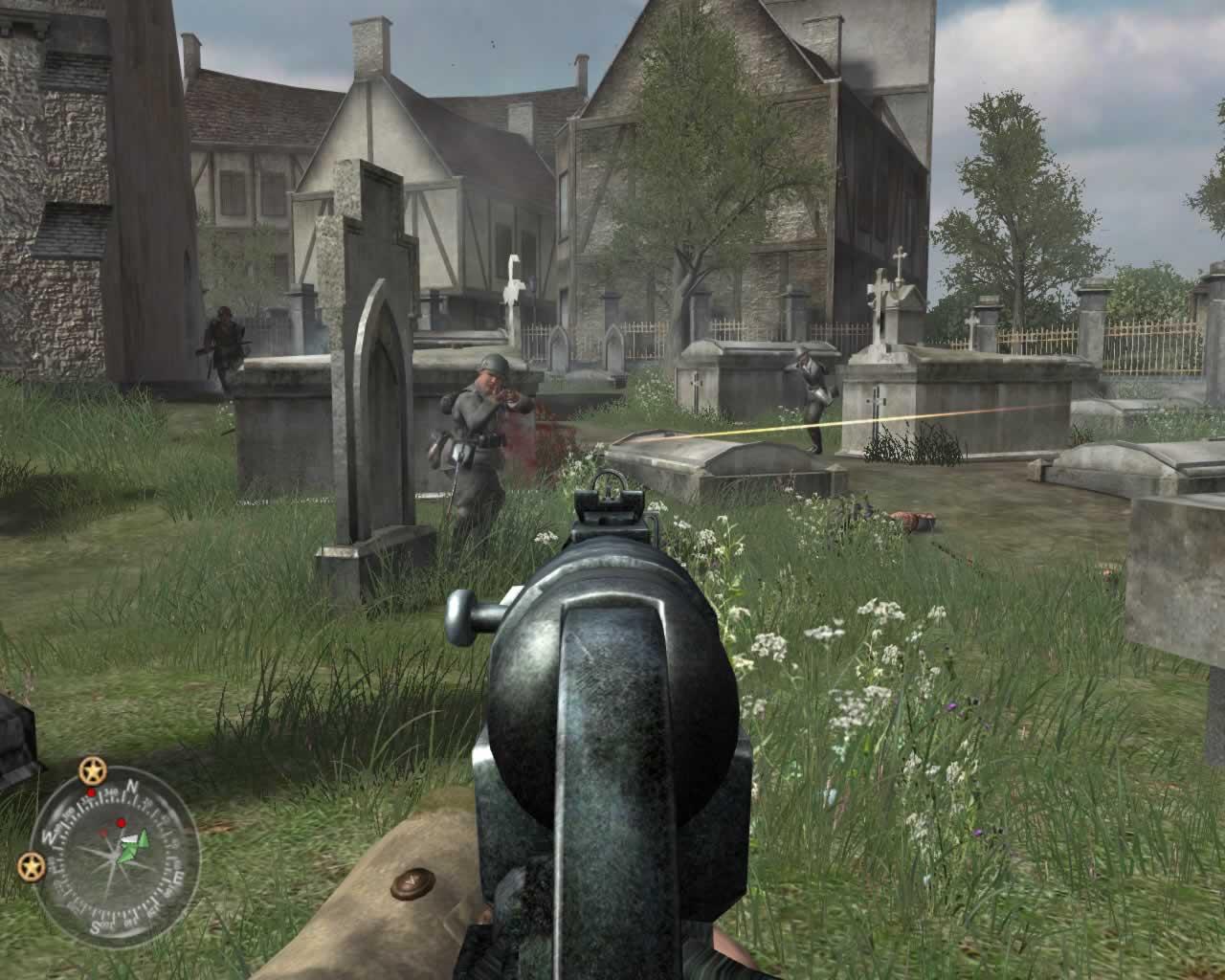 [12/01/2006] Call of Duty 2 ist der Klassiker: Zweiter Weltkrieg - unvergessen die Landung an Pointe du Hoc am Abschnitt Omaha Beach