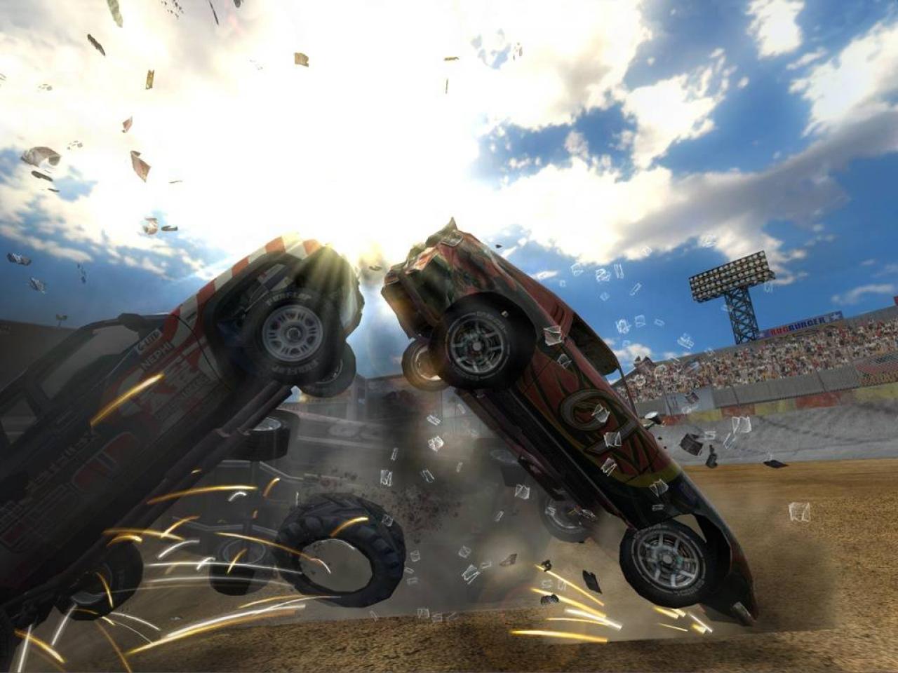 [19/04/2006] Flatout 2: Viel Action und lustige Mods wie Hoch- und Weitsprung haben es zu 78 Prozent gebracht.