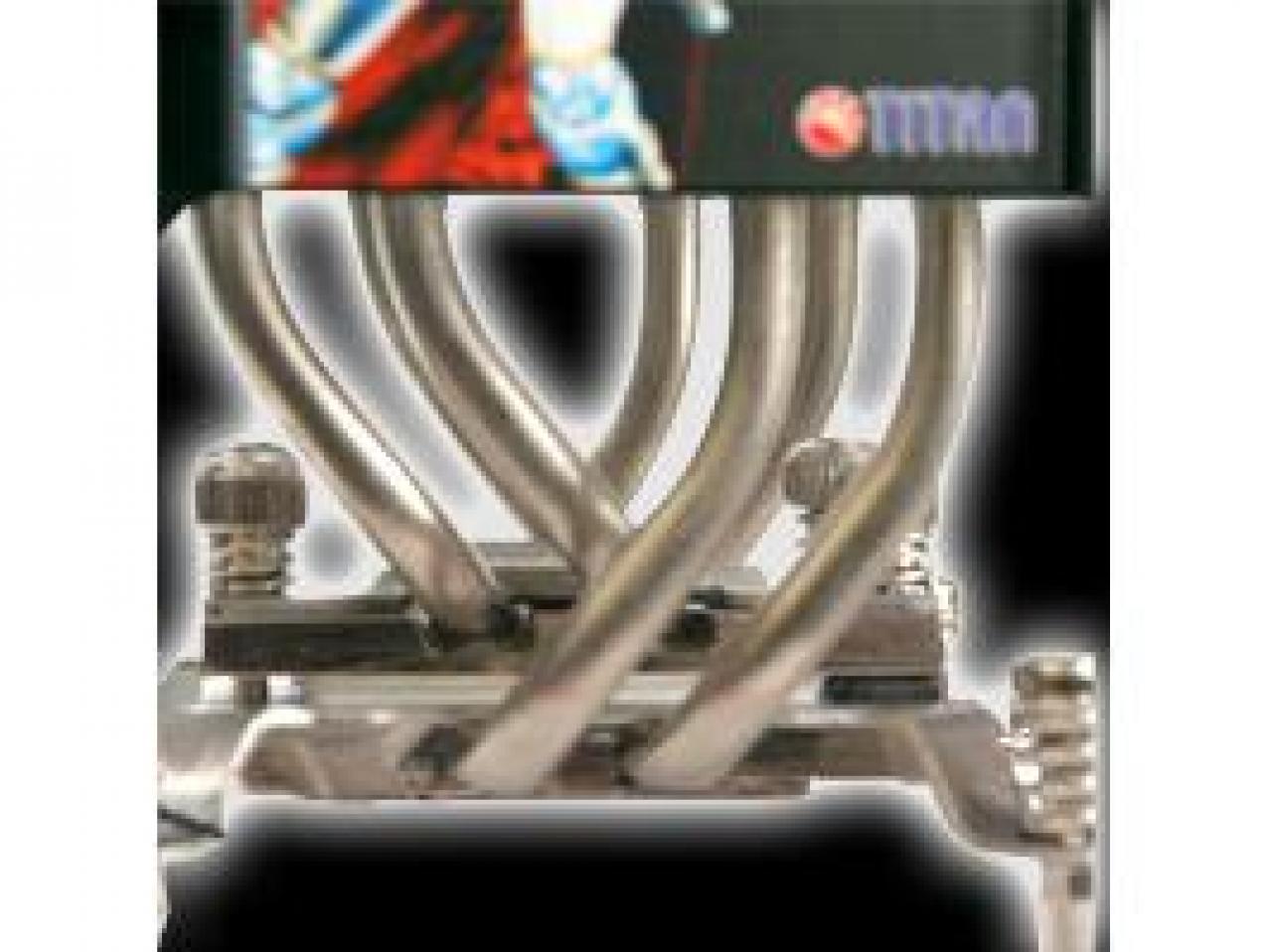[29/05/2006] Blick auf die Heatpipes des Kühlers