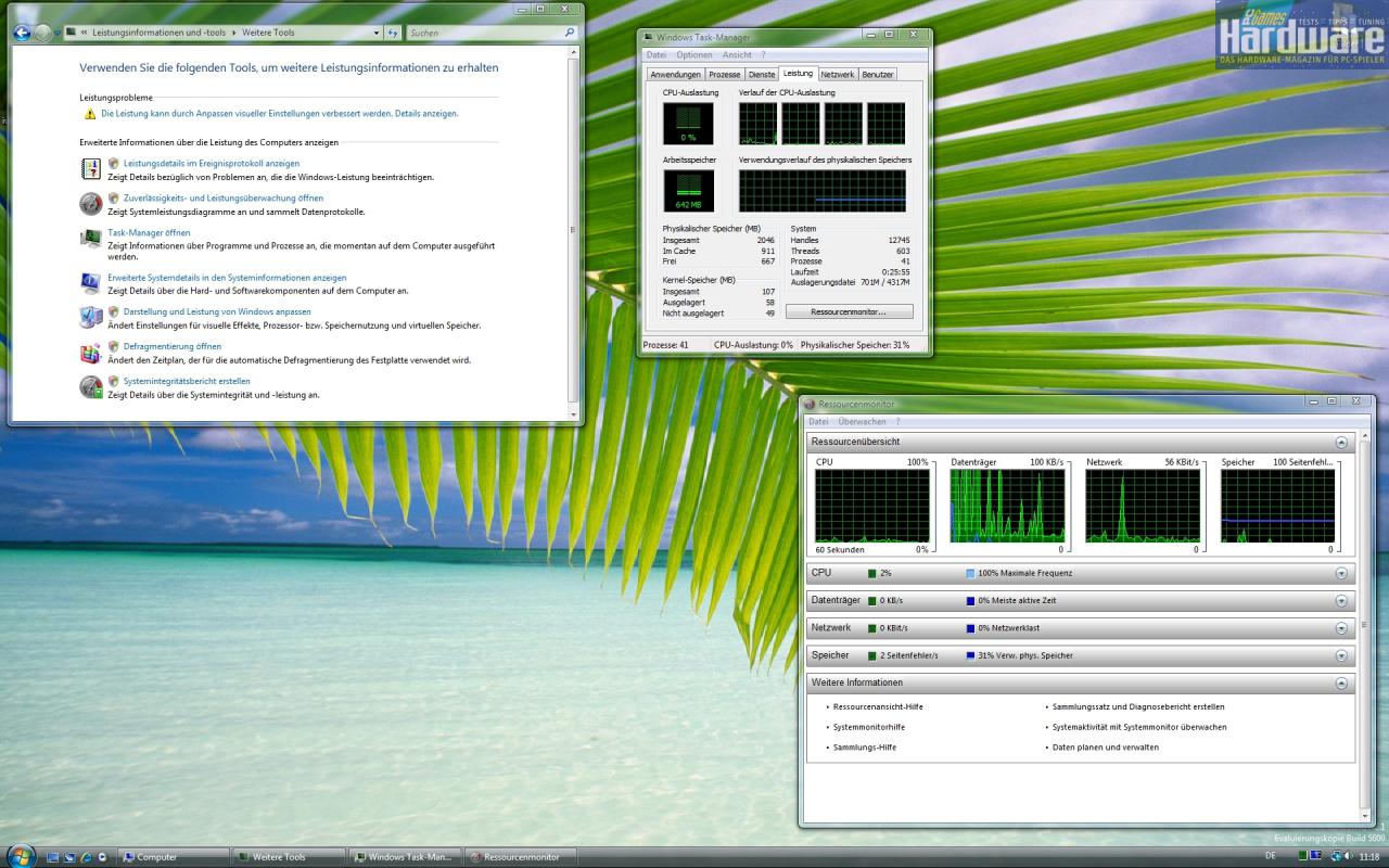 [26/09/2006] Windows Vista RC1 - Ressourcenanzeige