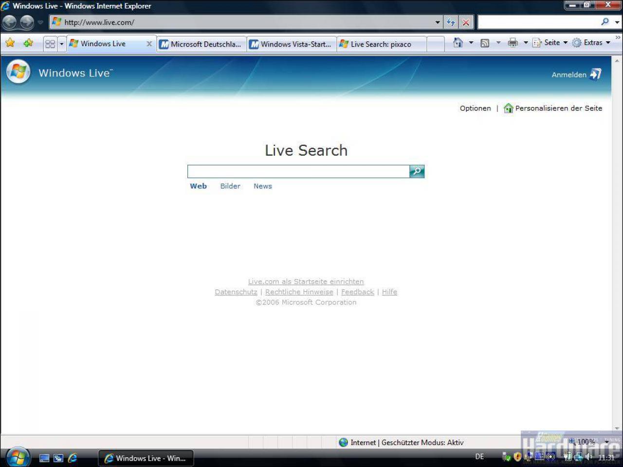 [24/11/2006] Live-Suche im IE7