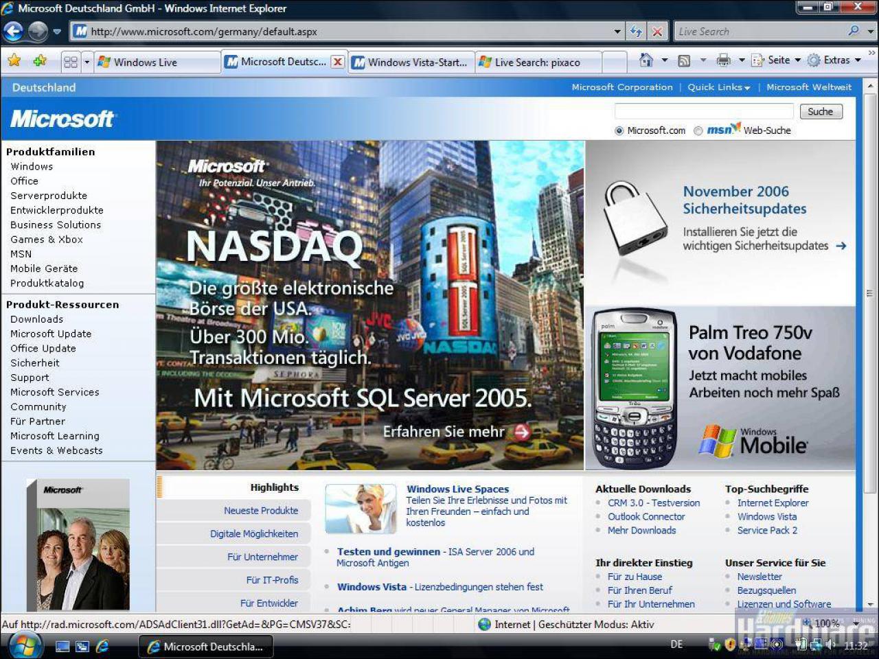 [24/11/2006] Internet Explorer 7.0