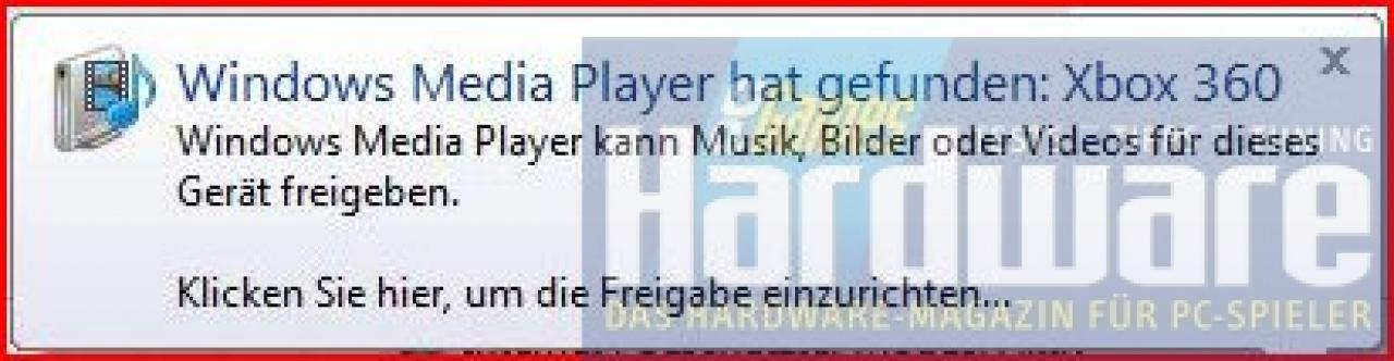 [24/11/2006] Erkennung der X-Box 360