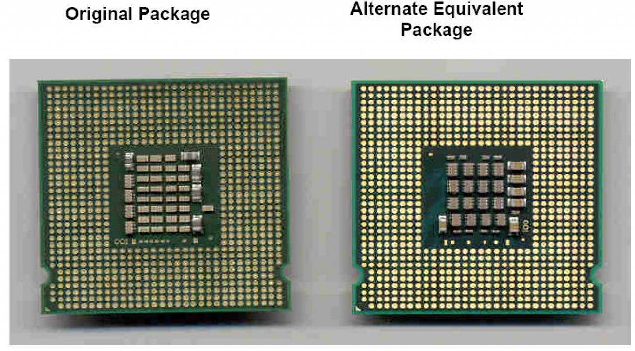 [18/12/2006] Links ist das alte Package zu shehen und rechts das neue.
