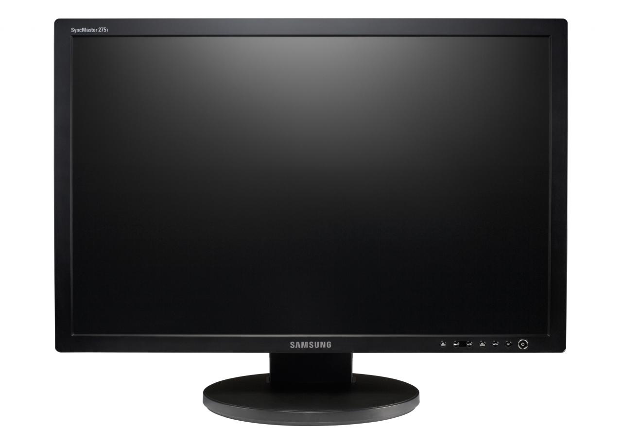 [08/01/2007] Der Syncmaster 275T ist das erste LCD mit 27 Zoll Bilddiagonale.