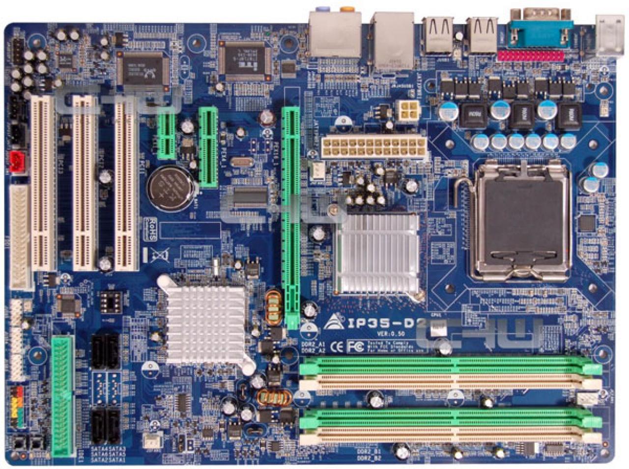 [16/02/2007] Das TP35D2-A7 mit DDR2-Unterstützung.